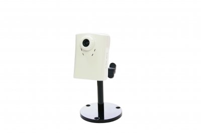 Mini HD 2 Megapixel IP-Cam fr den Indoor-Einsatz, Triple-Encoder (H264, MPEG4, MJPEG), mSD-Karten-Aufnahme & 4,0 mm-Objektiv