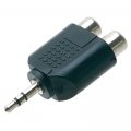 Stereo-RCA-Cinch-Buchse auf 3,5-mm-Klinken-Stecker